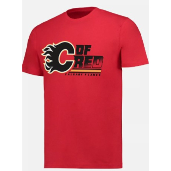 Calgary Flames férfi póló 47 Hometown Club red