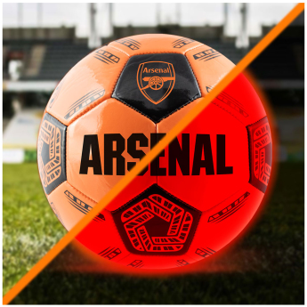 FC Arsenal futball labda LED Glow Football - size 5
