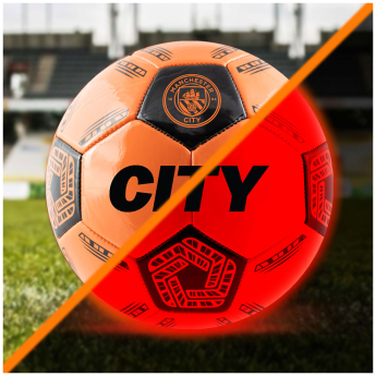 Manchester City futball labda LED Glow Football - size 5