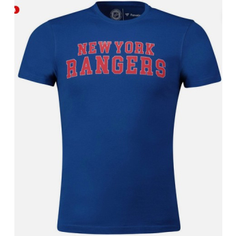 New York Rangers férfi póló Graphic Workmark blue
