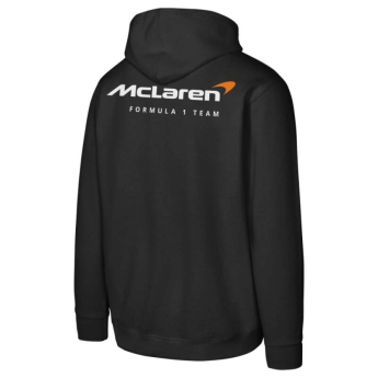 Mclaren Honda férfi kapucnis pulóver NE logo black F1 Team 2025
