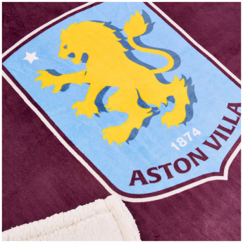 Aston Villa gyapjú takaró Sherpa