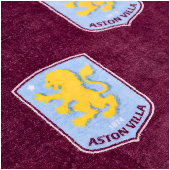 Aston Villa gyapjú takaró Multi Crest