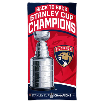 Florida Panthers fürdőlepedő 2025 Stanley Cup Champions Locker Room Back to Back Celebration