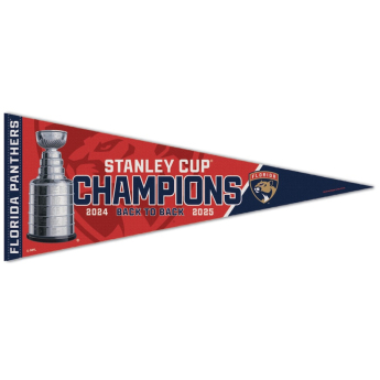 Florida Panthers zászló 2025 WinCraft Back-To-Back Stanley Cup Champions Premium