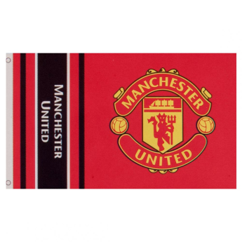 Manchester United zászló wordmark