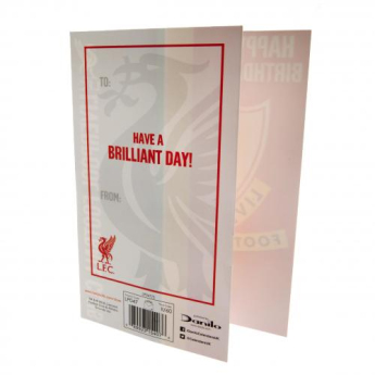 FC Liverpool születésnapi köszöntő red cards