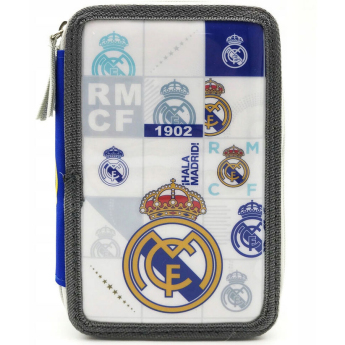 Real Madrid háromrészes tolltartó full Plumier