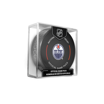 Edmonton Oilers korong Official Game Puck 2024-2025