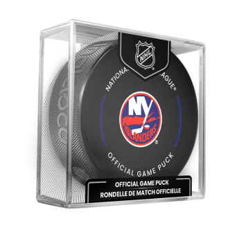 New York Islanders korong Official Game Puck 2024-2025