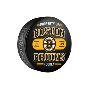 Boston Bruins korong NHL Property Of Souvenir Collector Hockey