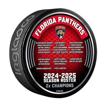 Florida Panthers korong 2025 Stanley Cup Champions Roster Logo Hockey