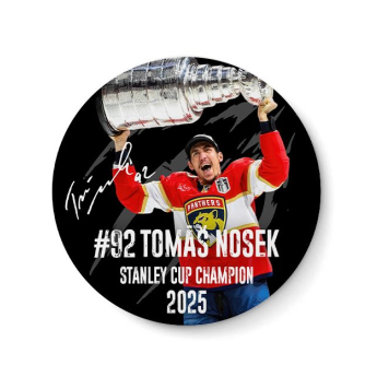 Florida Panthers mágnes Tomáš Nosek #92 Stanley Cup Champion 2025