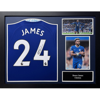 Legendák bekeretezett mez 2022-2023 James Signed Shirt (Framed)