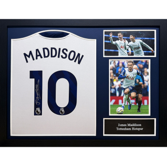 Legendák bekeretezett mez 2024-2025 Maddison Signed Shirt (Framed)