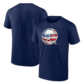 Buffalo Sabres férfi póló Banner Wave Logo blue