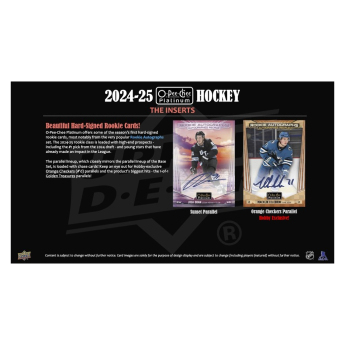 NHL dobozok NHL hokikártyák 2024-25 Upper Deck O-Pee-Chee Platinum Hobby Box