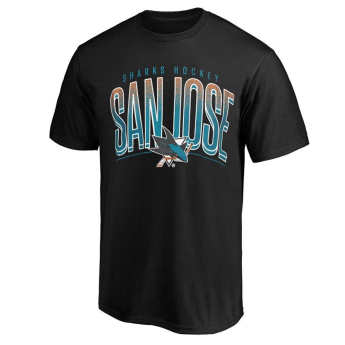 San Jose Sharks férfi póló Arch Graphic black