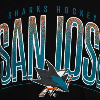 San Jose Sharks férfi póló Arch Graphic black