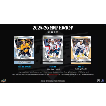 NHL dobozok NHL hokikártyák 2025-26 Upper Deck MVP Hockey Blaster Box