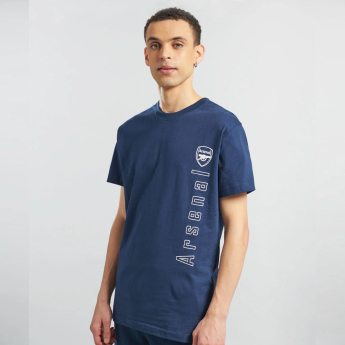 FC Arsenal férfi póló Text navy