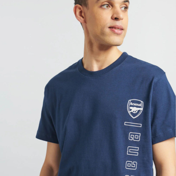 FC Arsenal férfi póló Text navy