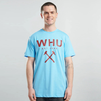 West Ham United férfi póló Graphic blue