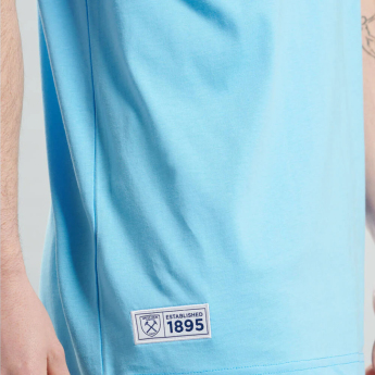 West Ham United férfi póló Graphic blue