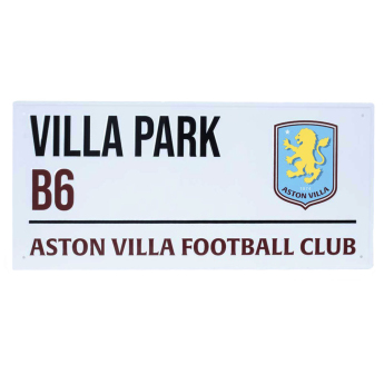 Aston Villa fali tábla White Street