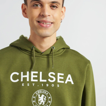 FC Chelsea férfi kapucnis pulóver Logo cypress