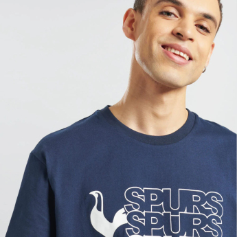 Tottenham férfi póló Graphic navy
