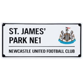Newcastle United fali tábla White Street