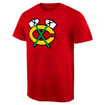 Chicago Blackhawks férfi póló Team Alternate Logo red