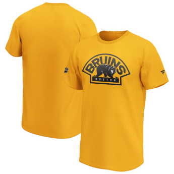 Boston Bruins férfi póló Iconic Secondary Colour Logo Graphic