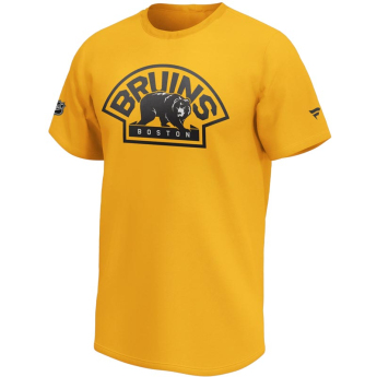 Boston Bruins férfi póló Iconic Secondary Colour Logo Graphic