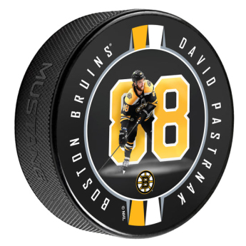 Boston Bruins korong David Pastrňák #88 Breakout Ribbon