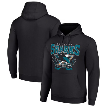 San Jose Sharks férfi kapucnis pulóver Starter Team Logo Graphic Fleece Tri-Blend black