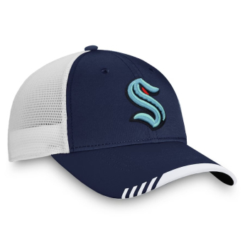 Seattle Kraken baseball sapka Navy Authentic Pro Locker Room Trucker Adjustable