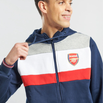 FC Arsenal férfi kapucnis pulóver Full Zip colour