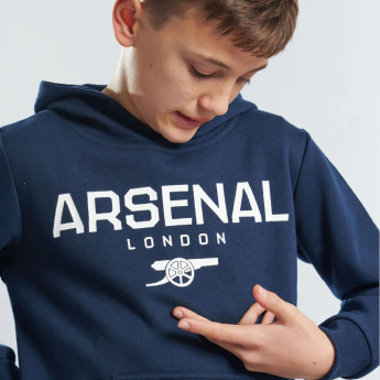FC Arsenal gyerek kapucnis pulóver Logo navy