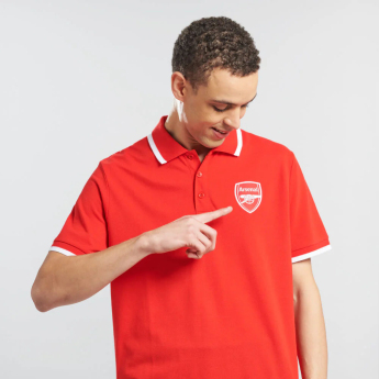 FC Arsenal pólóing Logo Tipped red