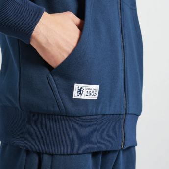 FC Chelsea férfi kapucnis pulóver Full Zip navy