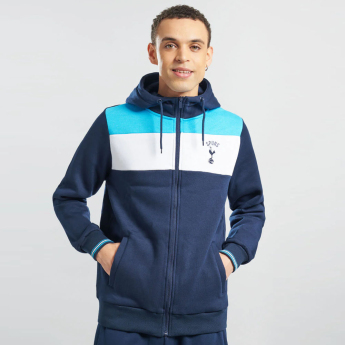 Tottenham férfi kapucnis pulóver Full Zip colour