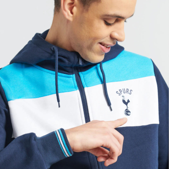Tottenham férfi kapucnis pulóver Full Zip colour