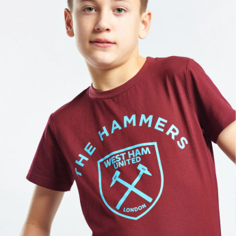 West Ham United gyerek póló Graphic claret