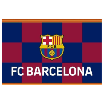 FC Barcelona zászló Quadres