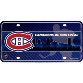 Montreal Canadiens fali tábla Metal License Plate