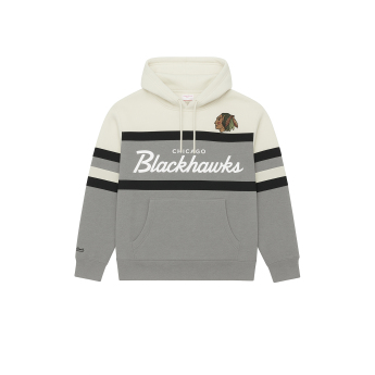 Chicago Blackhawks férfi kapucnis pulóver Head Coach Hoodie Current Logo grey