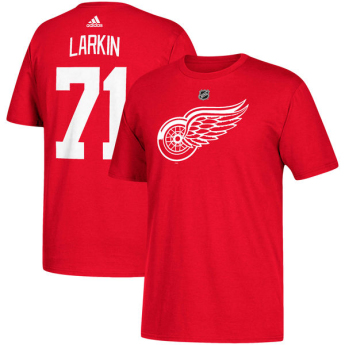 Detroit Red Wings férfi póló red #71 Dylan Larkin