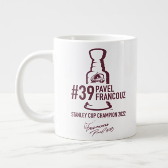 Colorado Avalanche bögre Pavel Francouz #39 Stanley Cup Champion 2022